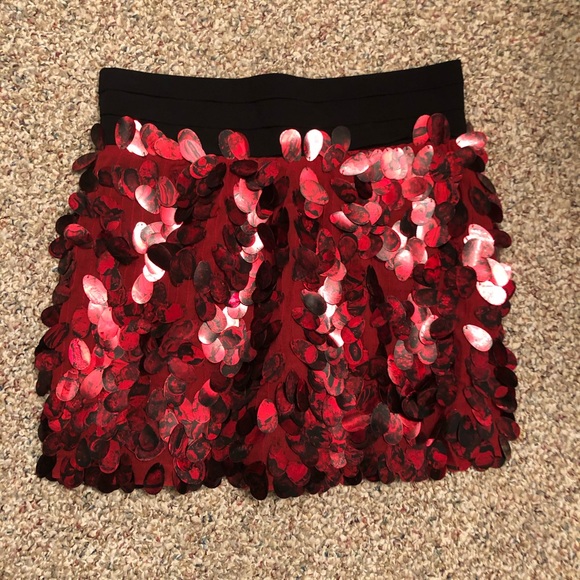 Dresses & Skirts - Gorgeous Red Sequin Skirt